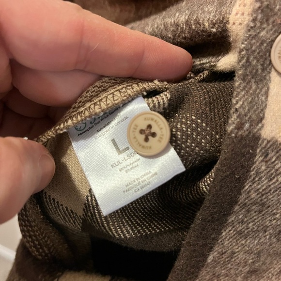 Brand New Mens Kuwalla Tee Plaid Overshirt Large NWT - Picture 5 of 7